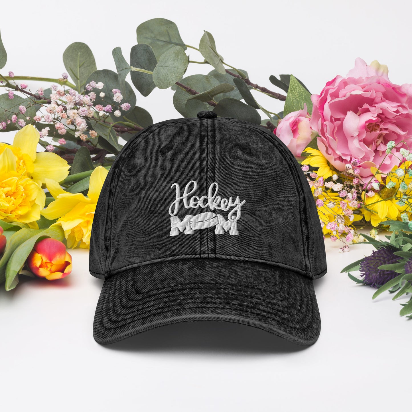 Hockey mom Vintage Cotton Twill Cap