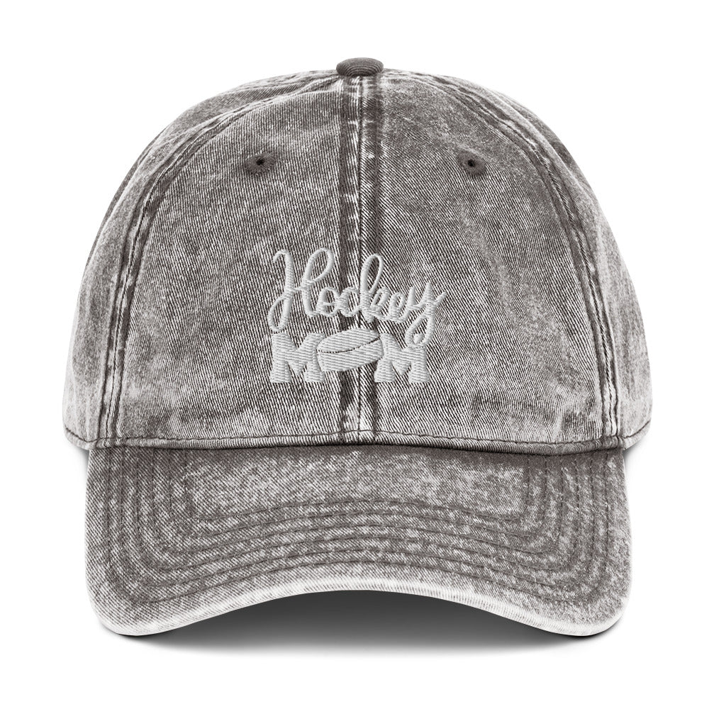 Hockey mom Vintage Cotton Twill Cap