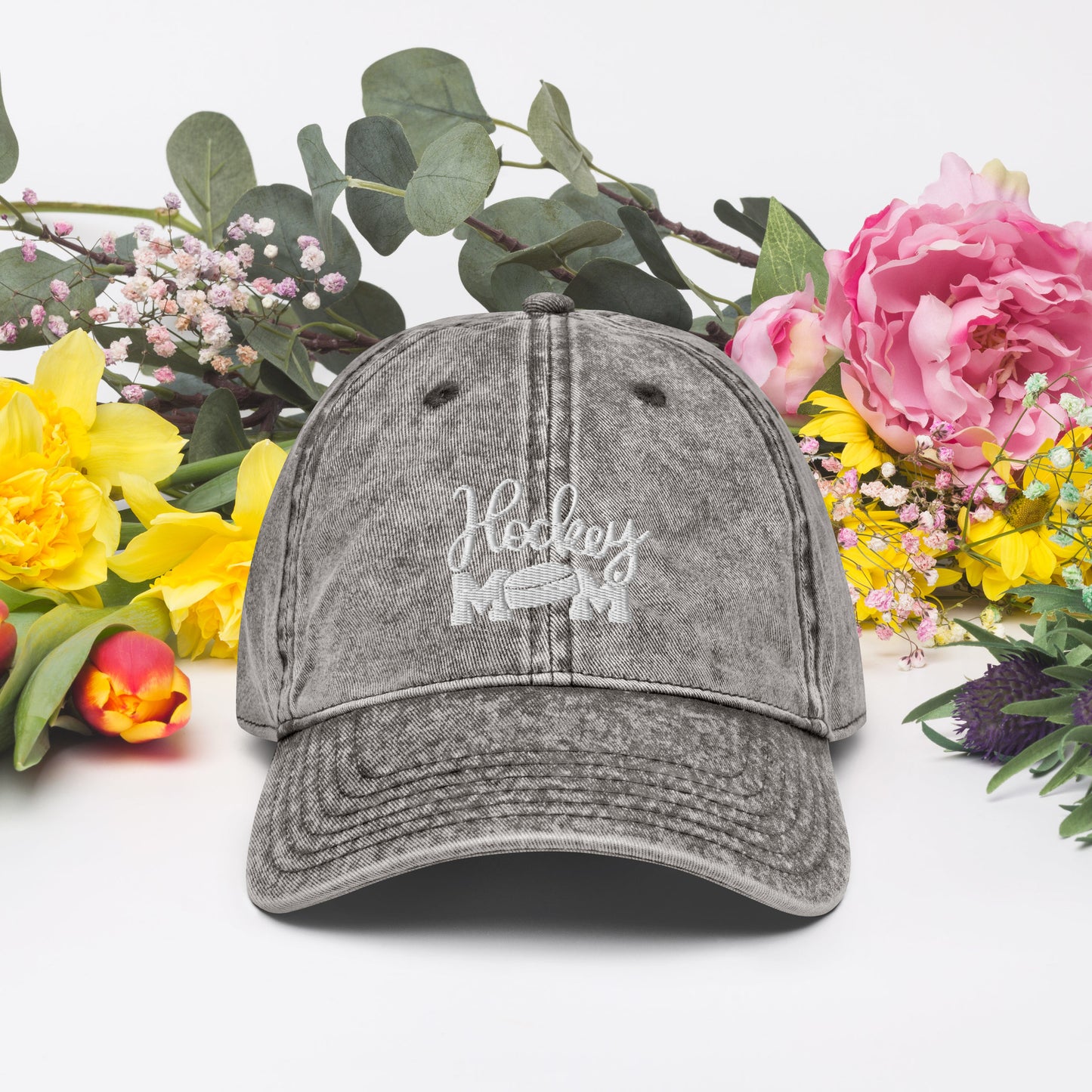 Hockey mom Vintage Cotton Twill Cap