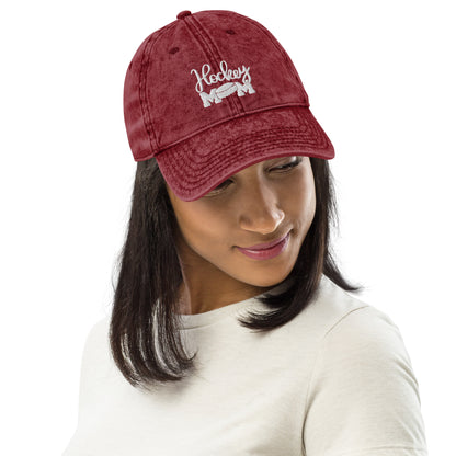 Hockey mom Vintage Cotton Twill Cap